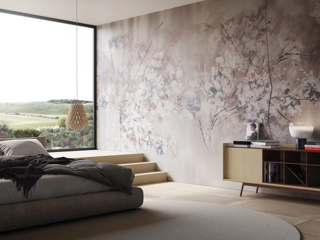 Carta da parati floreale moderna Aomi di Instabilelab