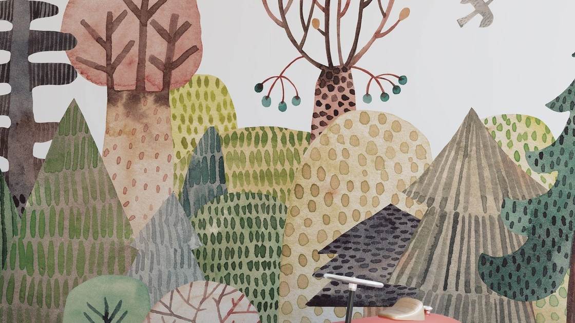 Carta da parati Bosco segreto di Rimura