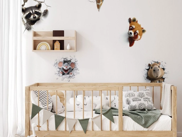 Carta da parati per bambini Curious Crew di Rimura