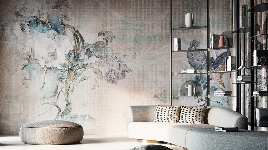 Carta da parati floreale vintage Eloise di Instabilelab