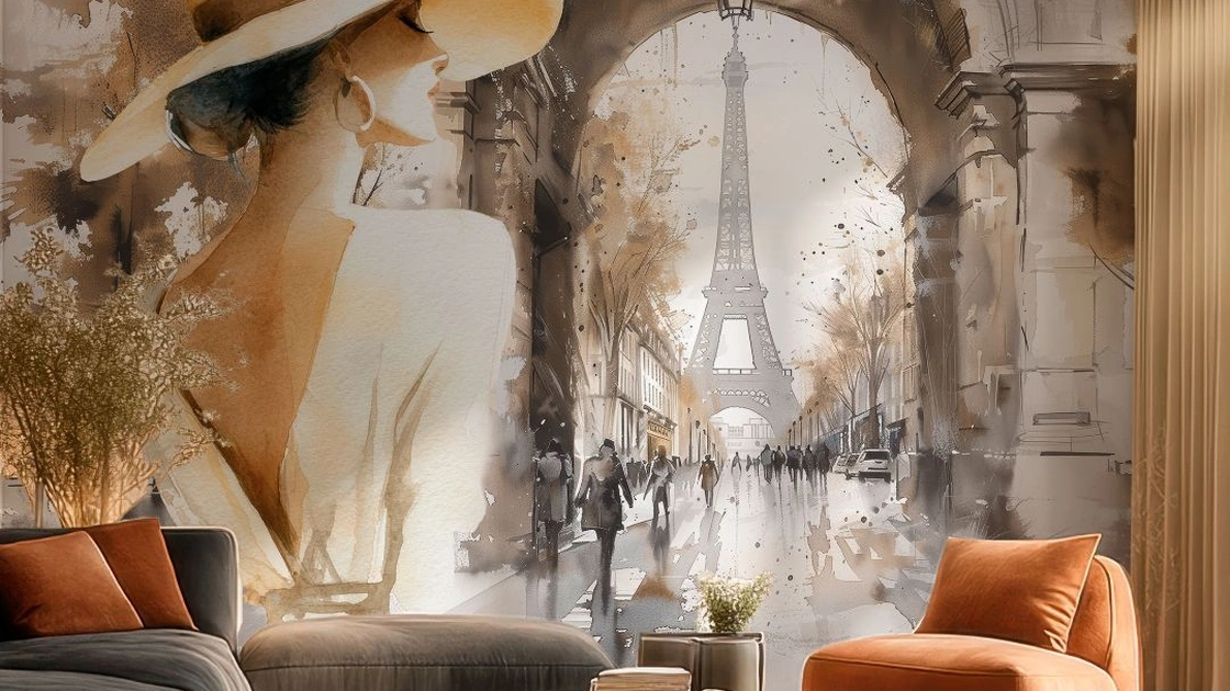Carta da parati Parigi di Rimura
