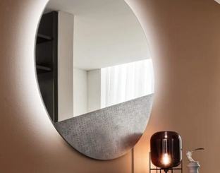 Specchiera Globo con inserto Decor di Maronese