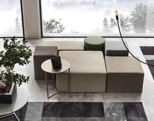 Pouf quadrato Dado di Maronese