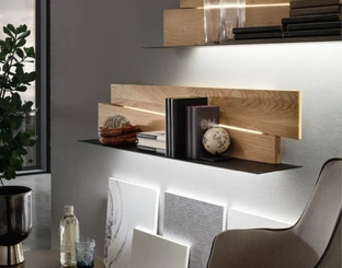 Mensola Scuderia in metallo e legno di Maronese