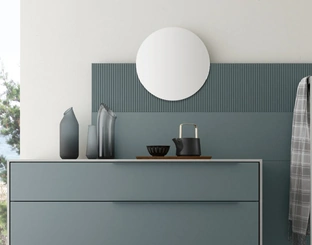 Specchio con boiserie Seta di Maronese