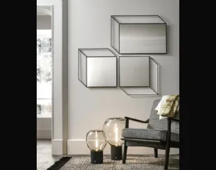 Specchi Sguardo con cornice in metallo di Target Point