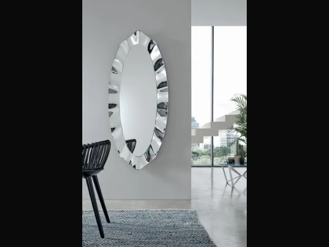 Specchiera Atum in vetro curvato di Target Point