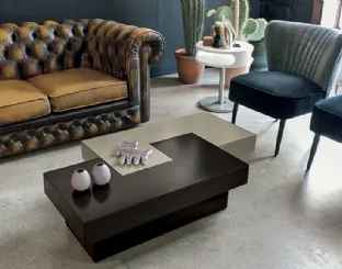 Tavolino in laccato opaco ad incastro di design Tetris di Target Point