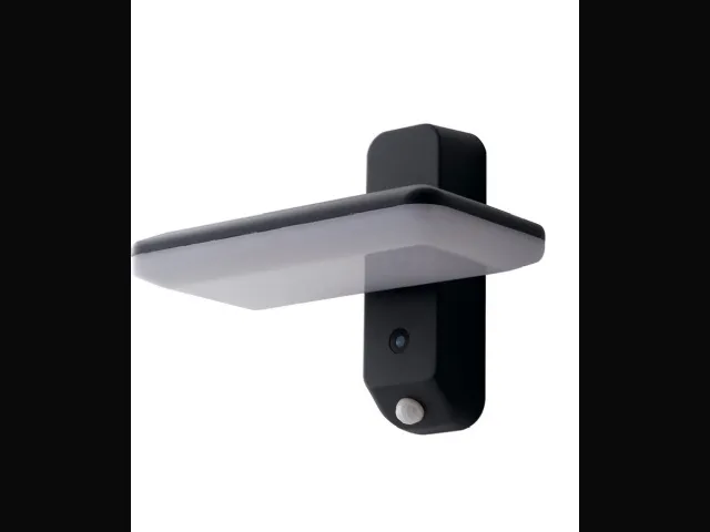 Lampada da esterno Argo in alluminio antracite con diffusore orientabile a 180°, pannello solare e sensore di movimento e crepuscolare inclusi di F_A_N_ Europe