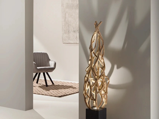 Lampada da terra in legno Epigea di FAN Europe