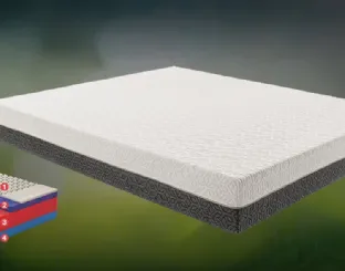 Materasso in memory foam Eros Slim di Ideare