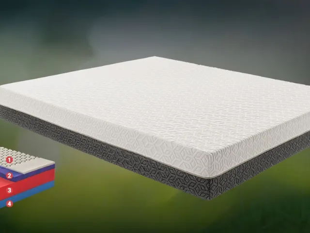 Materasso in memory foam Eros Slim di Ideare