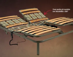 Rete Letto ortopedica in metallo Basic Deluxe di Ideare