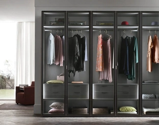 Armadio con anta battente Glax di Maronese