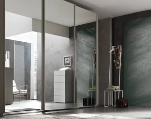 Armadio con anta scorrevole Wall Telaio di Maronese