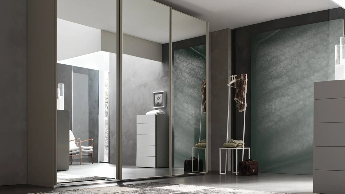 Armadio con anta scorrevole Wall Telaio di Maronese
