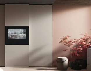 Armadio con TV Wallblog3 di Maronese