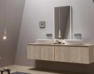 Mobile da Bagno sospeso in rovere 45 04 di Birex