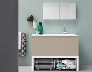 Mobile da Bagno in melaminico Acqua e Sapone Lavanderia 05 di Birex