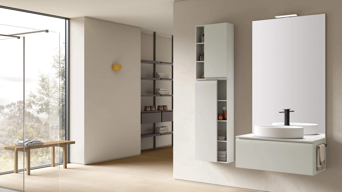 Mobile da Bagno sospeso Virgola 05 di Arcom