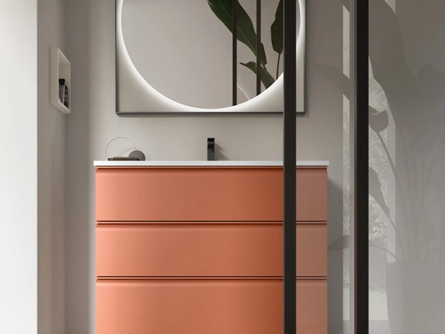 Mobile da Bagno a terra Virgola 07 di Arcom