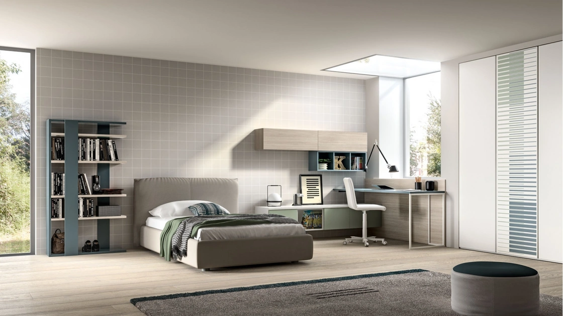 Cameretta per ragazzi Room 101 di Zg Mobili