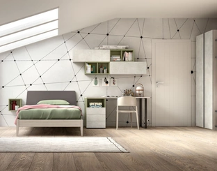 Cameretta moderna per ragazzi Room 110 di Zg Mobili
