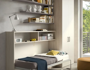 Camera salvaspazio Room 151 con letto aperto di Zg Mobili