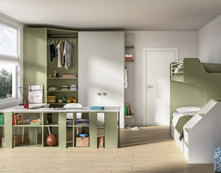 Cameretta con letti a castello 216 di Zg Mobili