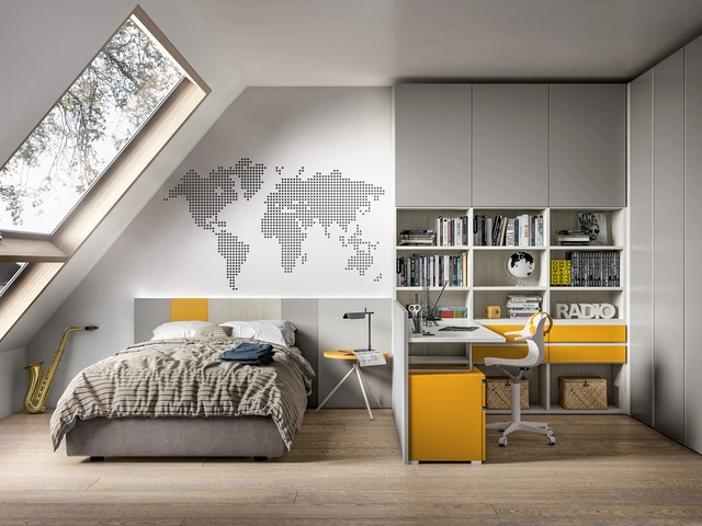 Cameretta per ragazzi Generazione Z 201 di Zg Mobili