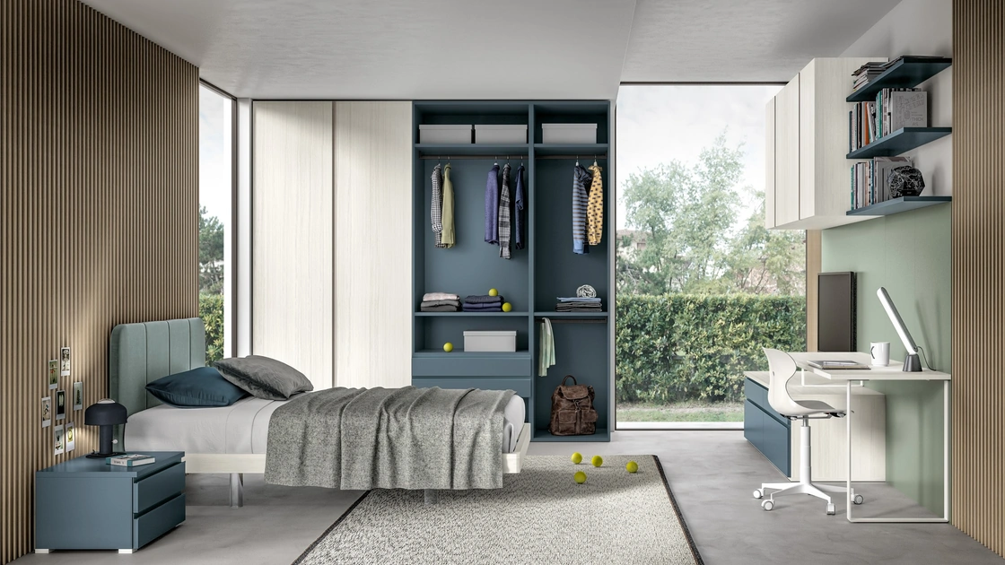 Cameretta per Ragazzi Generazione Z 203 di Zg Mobili