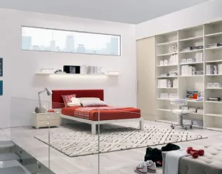 Cameretta per ragazzi in laccato opaco Idea 101 di Corazzin