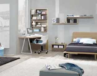 Cameretta per ragazzi con angolo studio Idea 112 di Corazzin