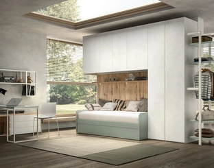 Camera moderna con ponte Room 144 di Zg Mobili