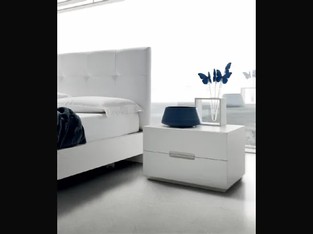 Comodino Joy in laccato opaco di Maronese Acf