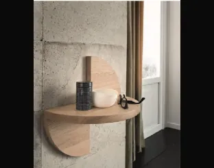 Comodino Petalo in legno massello di Alta Corte