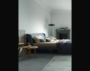 Comodino tavolino in legno di Rovere Avana Stone di Morassutti