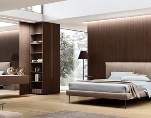 Letto imbottito Alby di Maronese
