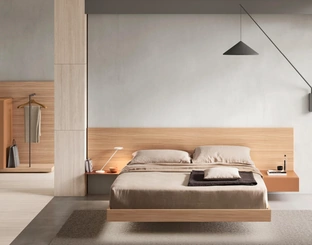 Letto con testiera Bumpy di Maronese