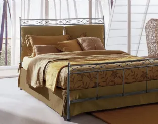 Letto matrimoniale in ferro battuto Eolo di Bontempi
