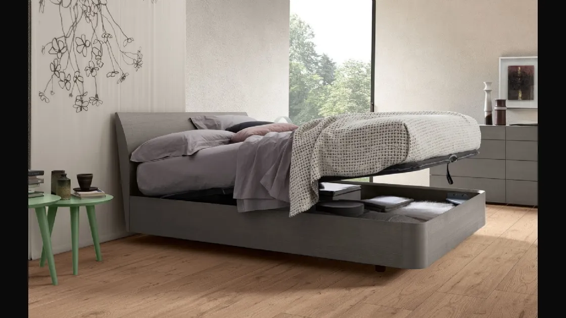 Letto con contenitore Kingda di Morassutti