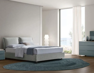 Letto imbottito Lola con contenitore di Maronese