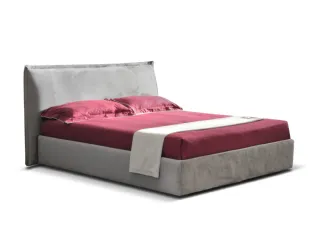 Letto in tessuto con testiera Marie di Nicoletti Home