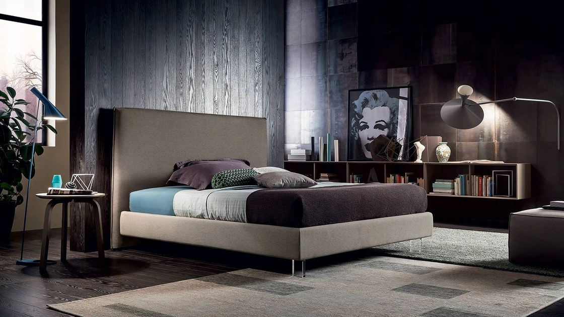 Letto in tessuto Miller di Felis