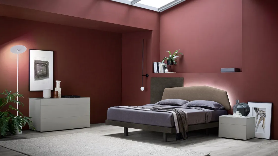 Letto con testiera Delta di Murobianco