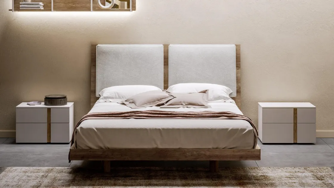Letto con testiera Frida di Murobianco