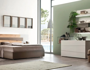 Letto in legno Scudo di Maronese