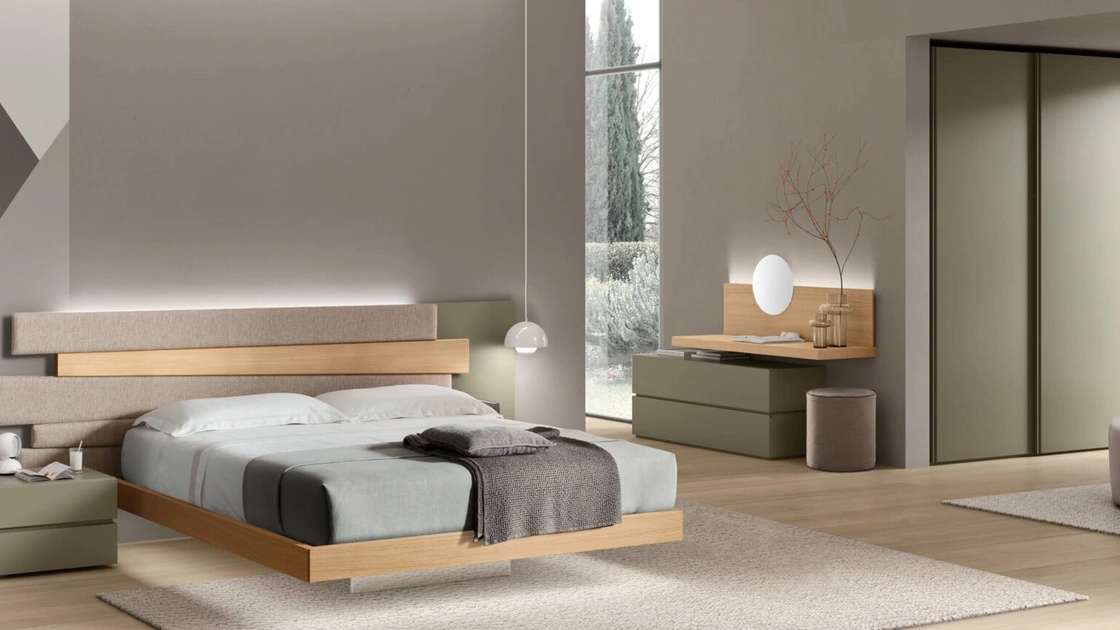Letto in legno Scudo di Maronese