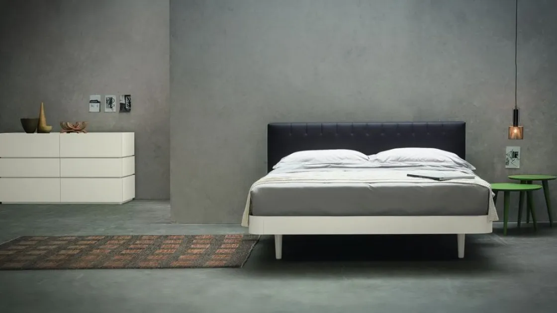 Letto imbottito Simply Cuciture di Morassutti