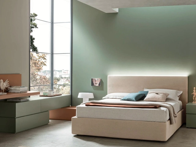 Letto Sky Imbottito con contenitore di Maronese